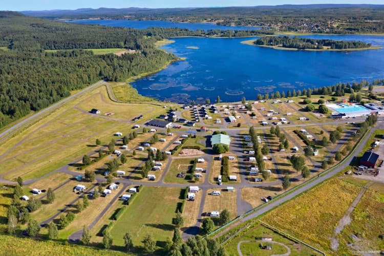 Camping på Björknäs i Boden