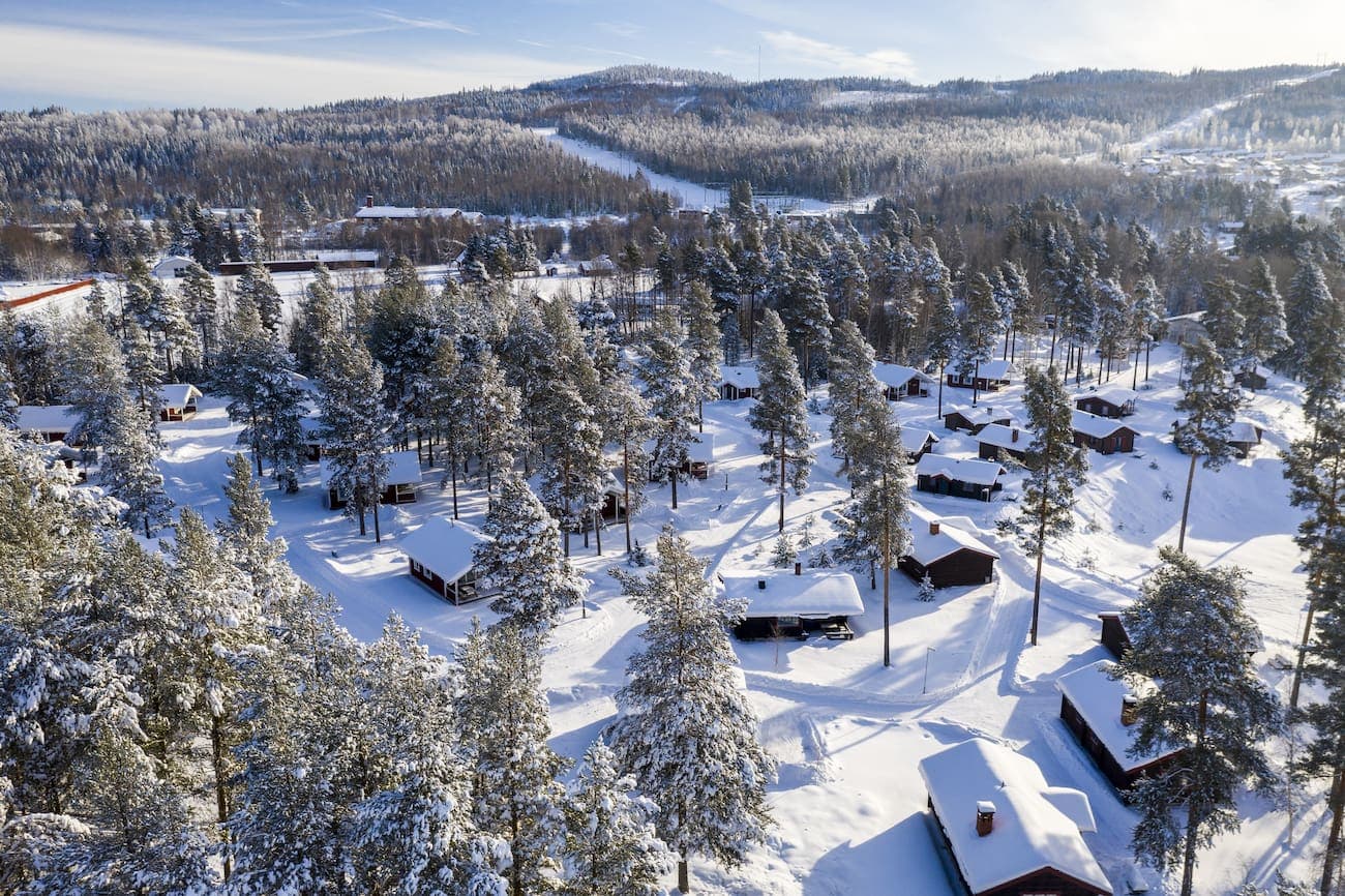 Enåbadet - Rättvik vinter