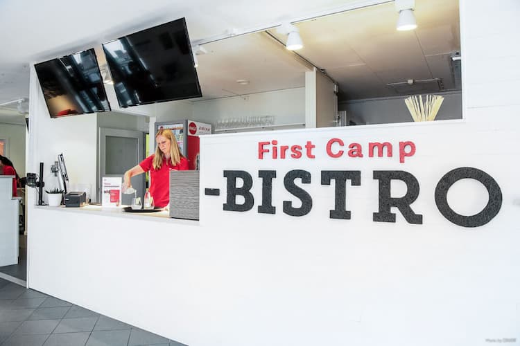 Bistro och restaurang på First Camp Ekudden - Mariestad