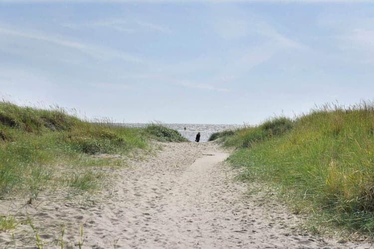 Stranden på Björkängs camping i Varberg.