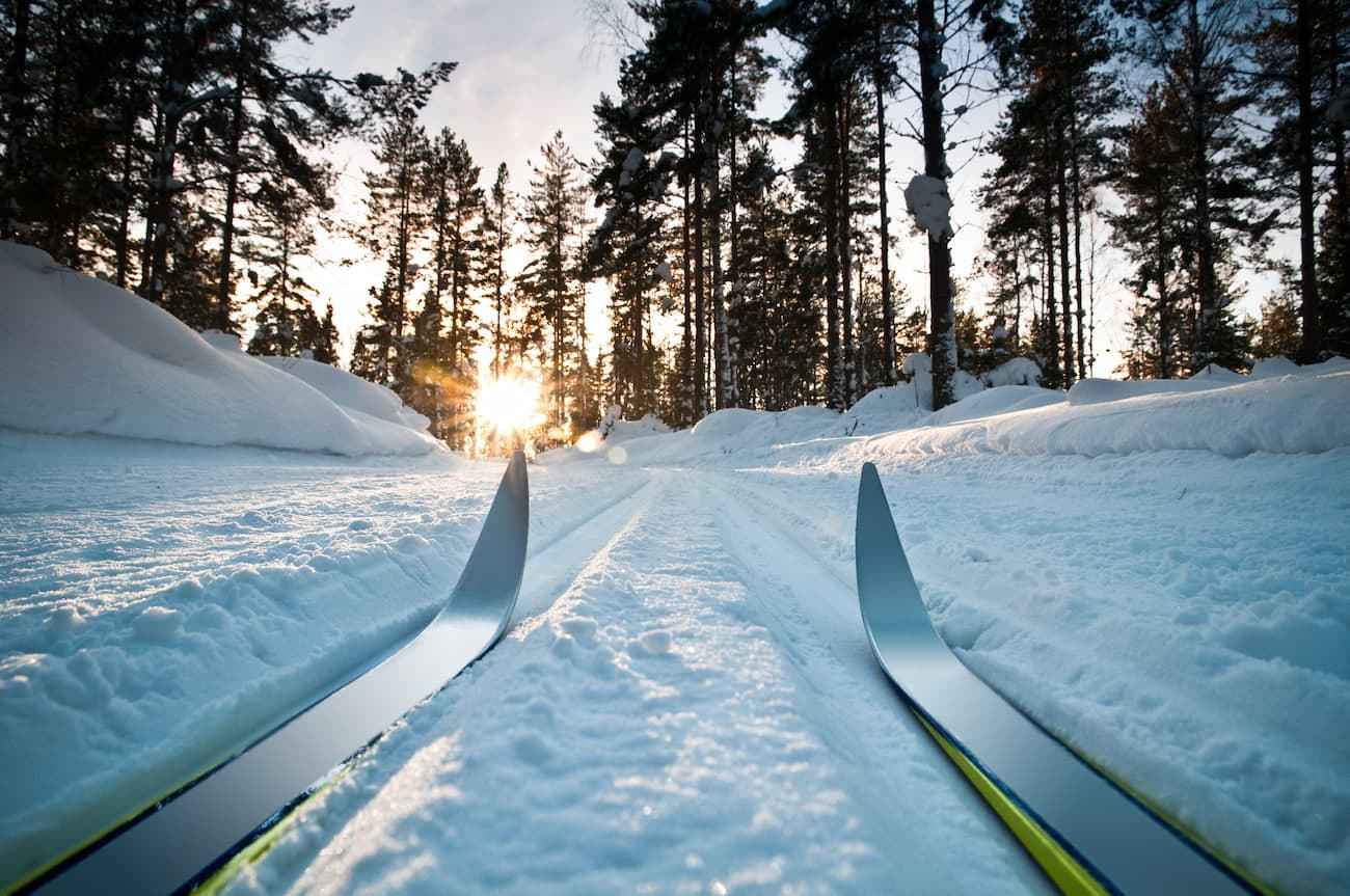 Skidor och längdskidor i ånnaboda, fler skidspår utgår direkt från campingen i Ånnaboda - Örebro.