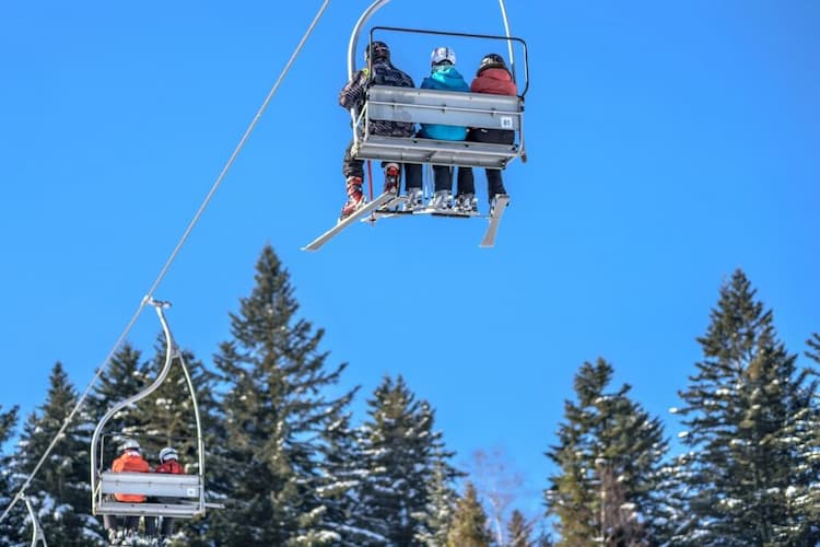 skilift vinter