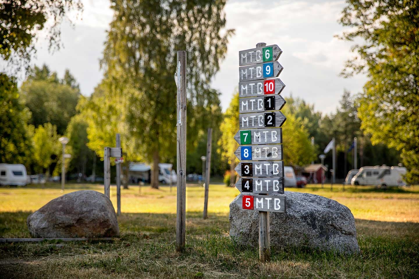 Ånnaboda vandringleder och naturstigar runt om campingen