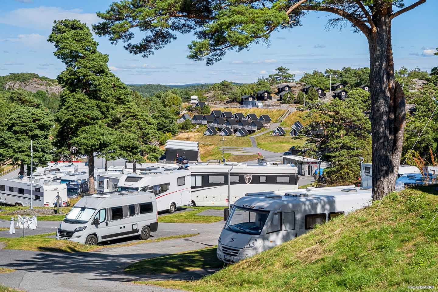 City - Strömstad, camping på västkusten