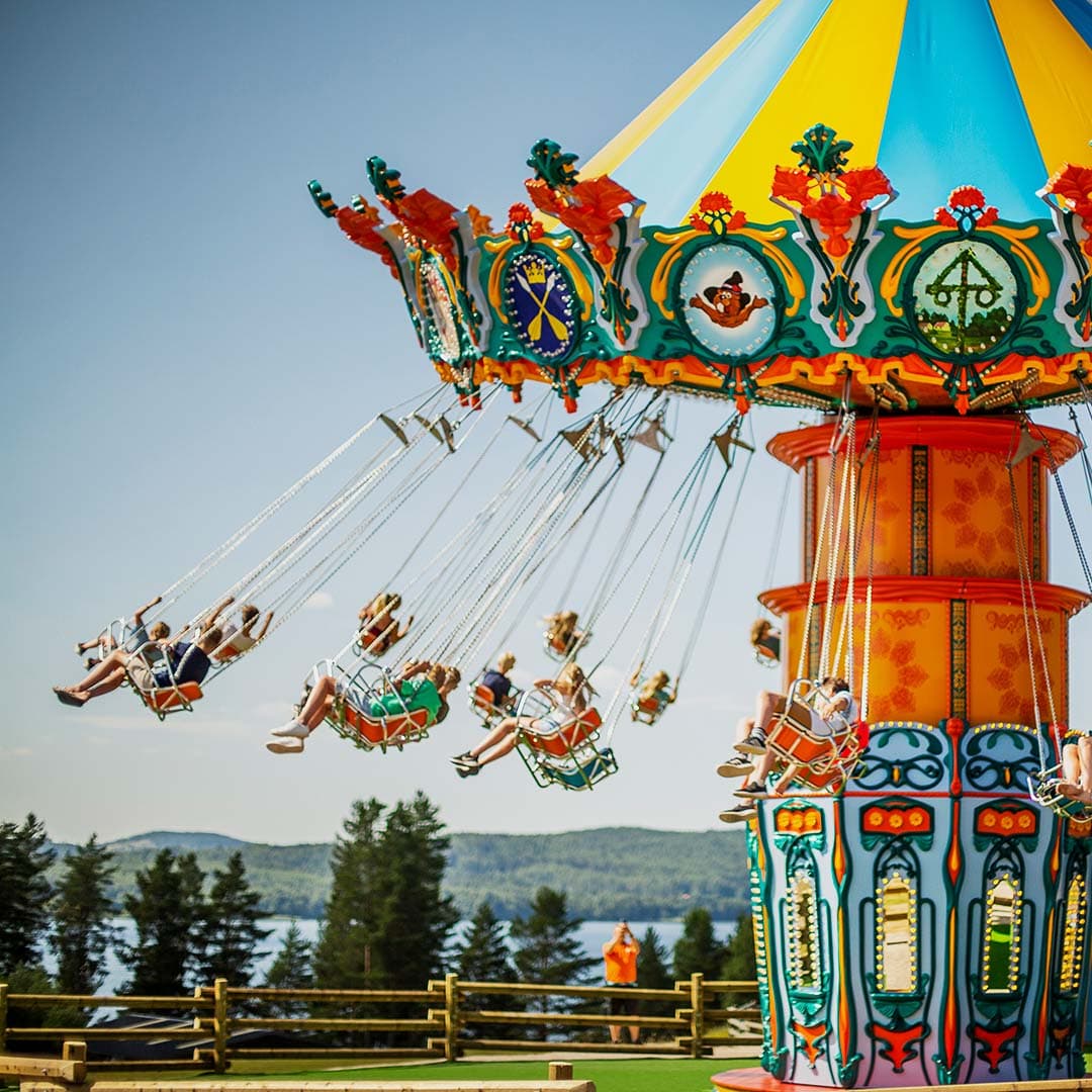 Leksand Sommarland nära camping i Dalarna